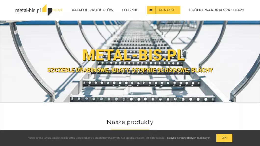 Metal-Bis - Szczeble drabinowe, stopnie schodowe i ceowniki perforowane