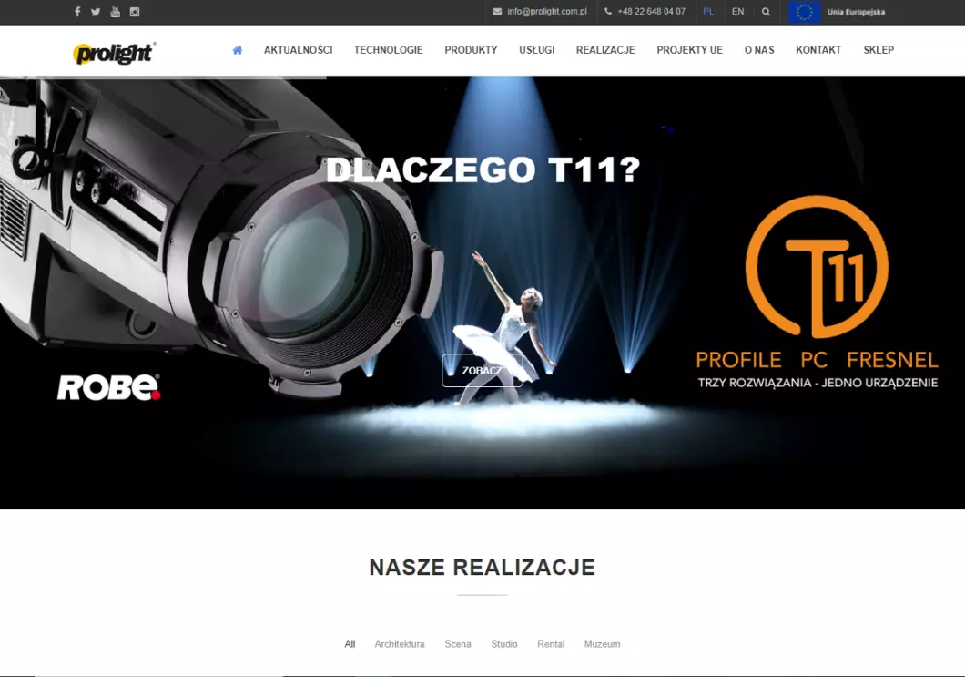 Oświetlenie sceniczne | Prolight